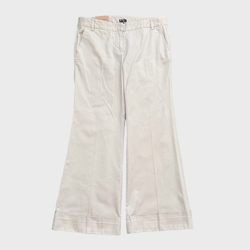 J. Crew Low Rise Wide Leg Broken In Chino‎ Pants